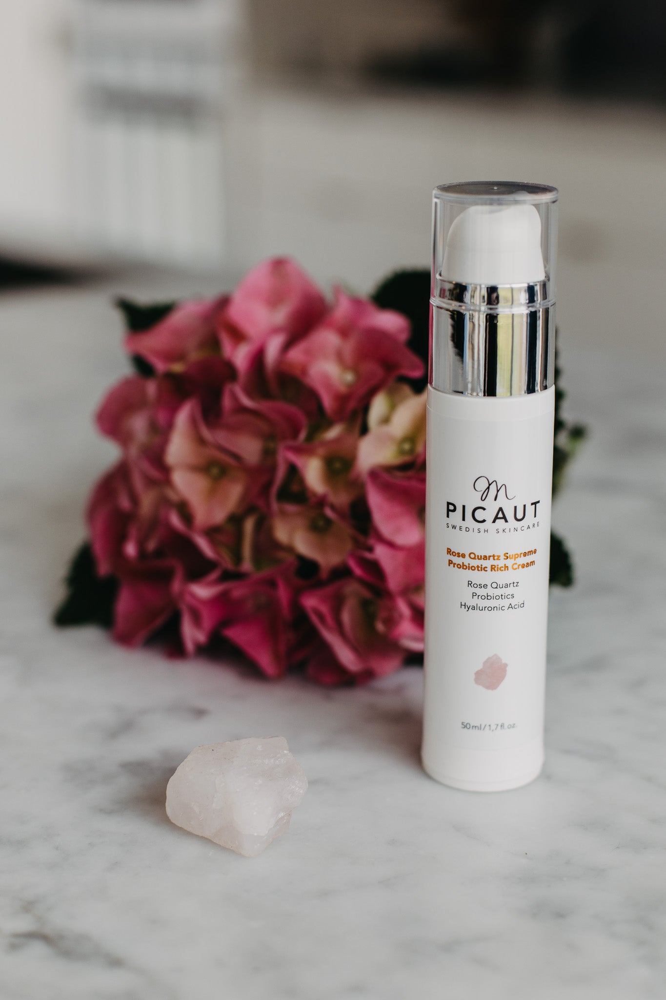 M Picaut Rose Quartz Supreme Probiotic Rich Cream, 50 ml