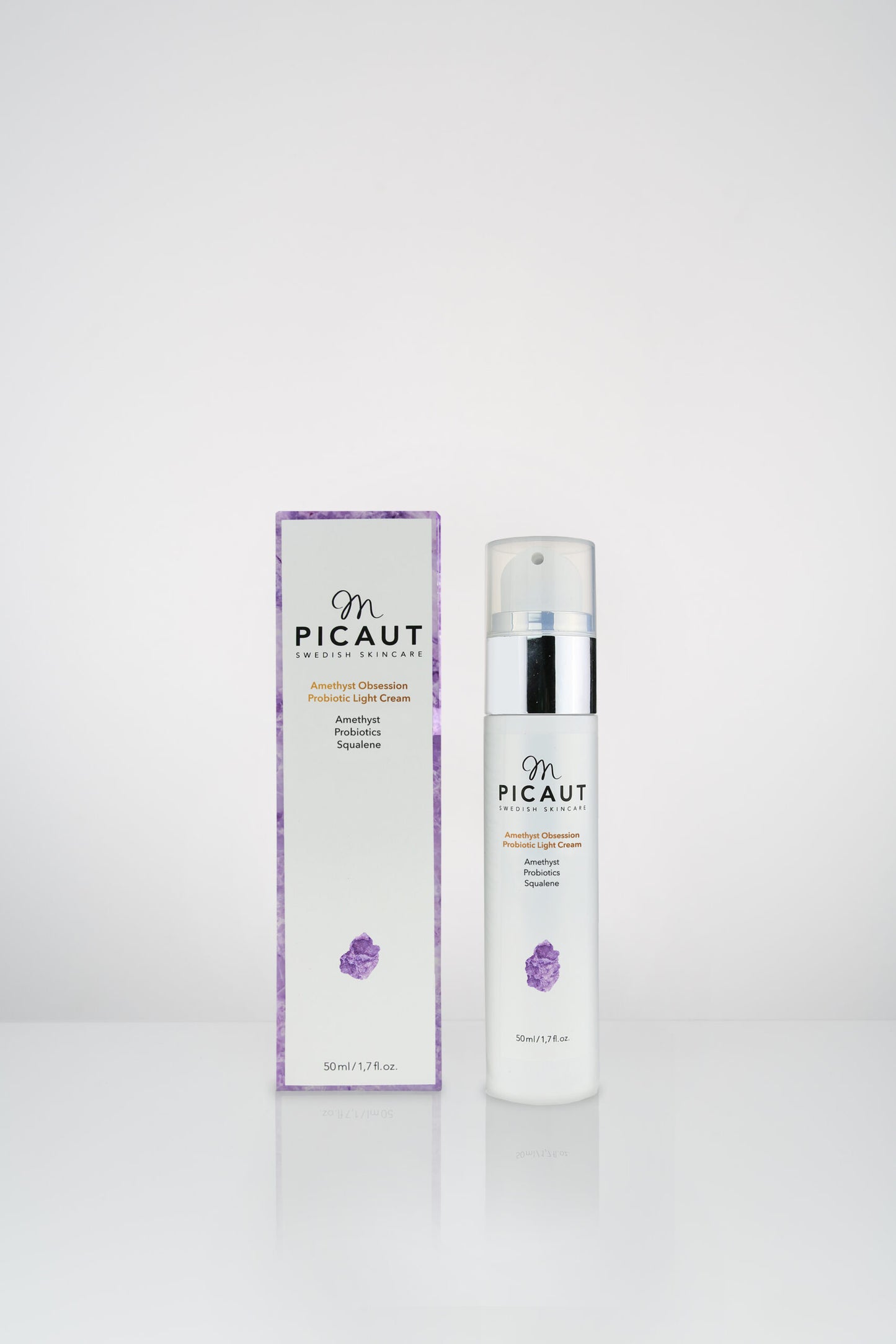 M Picaut Amethyst Obsession Probiotic Light Cream, 50 ml