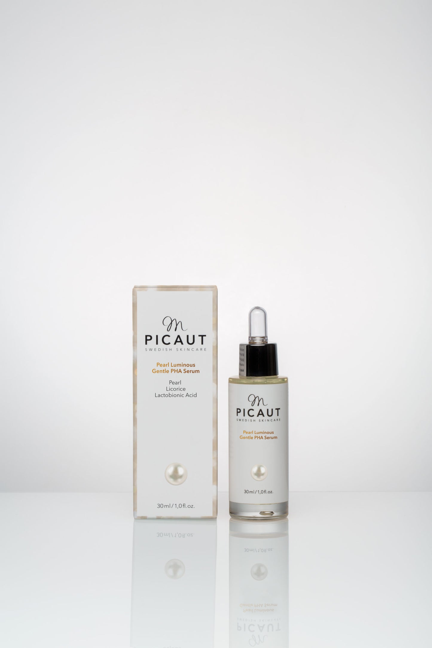 M Picaut Pearl Luminous Gentle PHA Serum, 30 ml
